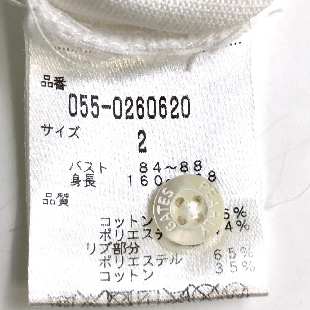 サイズ：2 PEARLY GATES パーリーゲイツ 半袖 ポロシャツ ロゴ総