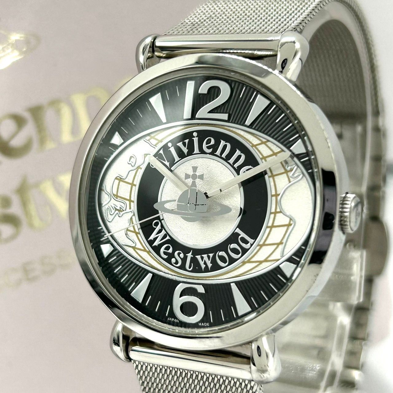 美品 ヴィヴィアンウエストウッド レディース 腕時計 VW-7765 メッシュ