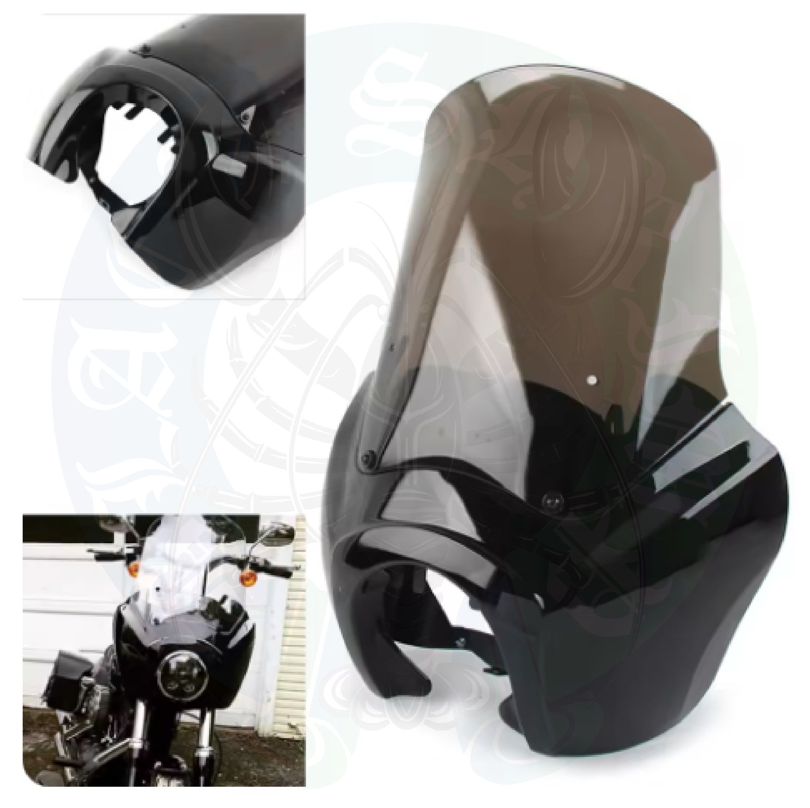 フェアリング ハーレーHD ダイナ フォーククランプ付き 99-05 06-17 フェアリング ハーレーHD ダイナ 1999-2005 2006-2017 39mmフォーク