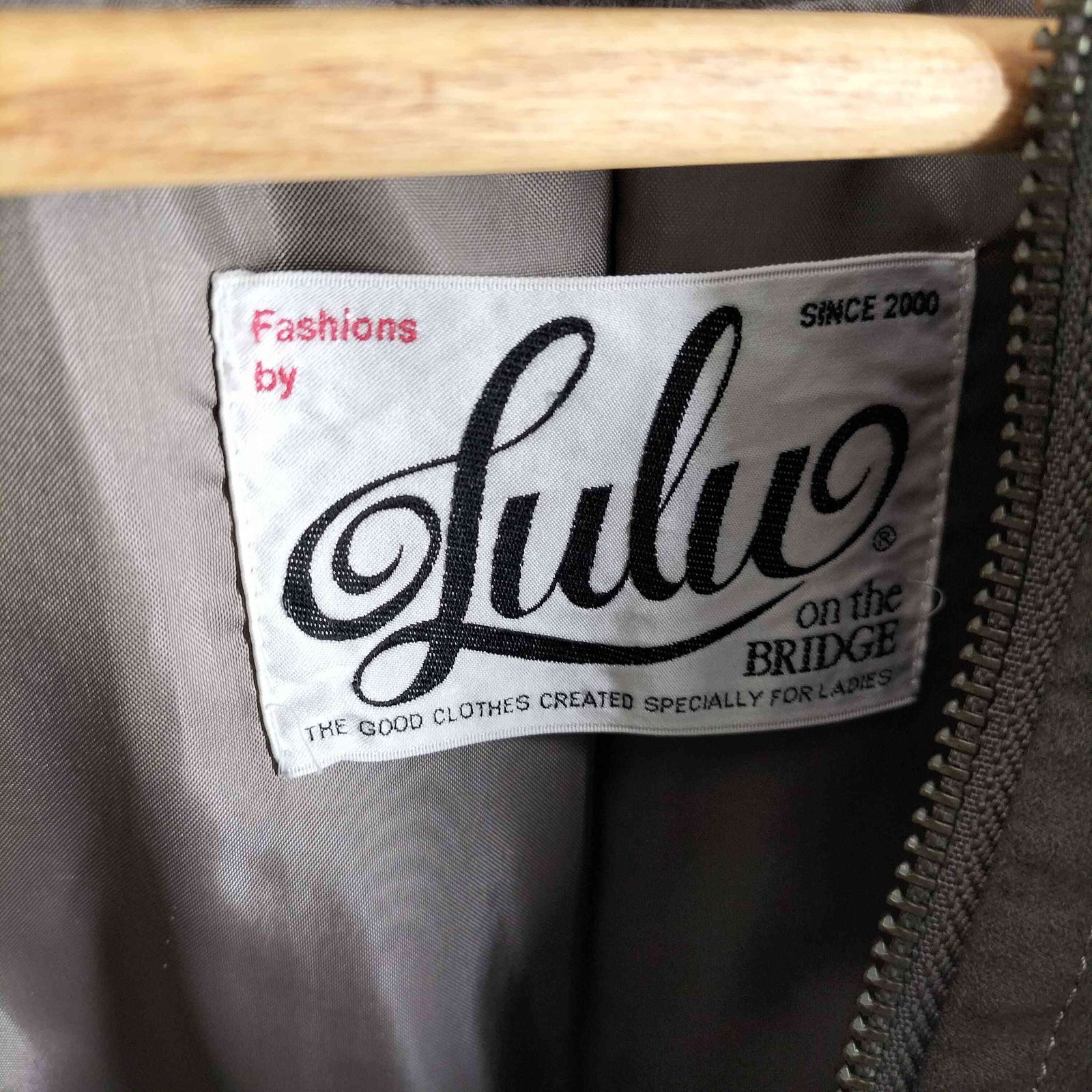 Lulu on the bridge ルルオンザブリッジ　ダウンコート ルルオンザブリッジ LuLu on the BRIDGE フェイクスエード切替え