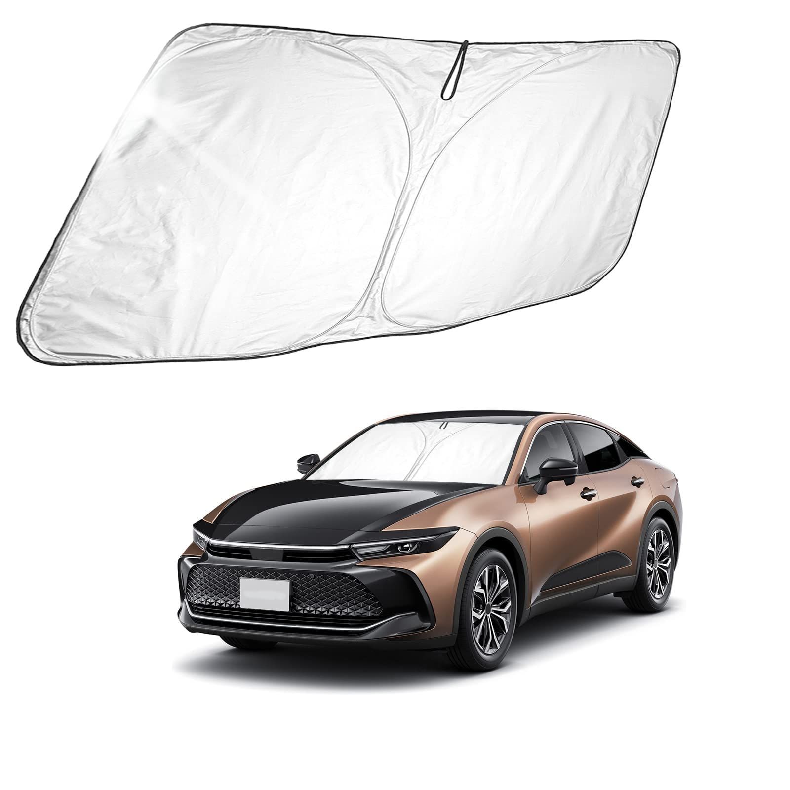 折り畳み 遮光 UVカット 2022.9～ 断熱 車用遮光マジカルシェード 紫外線カット TZSH35/AZSH35型 サンシェード 日よけ サンシェード フロントガラス用 収納袋付 専用 35系 車中泊 16代目 軽量 クロス