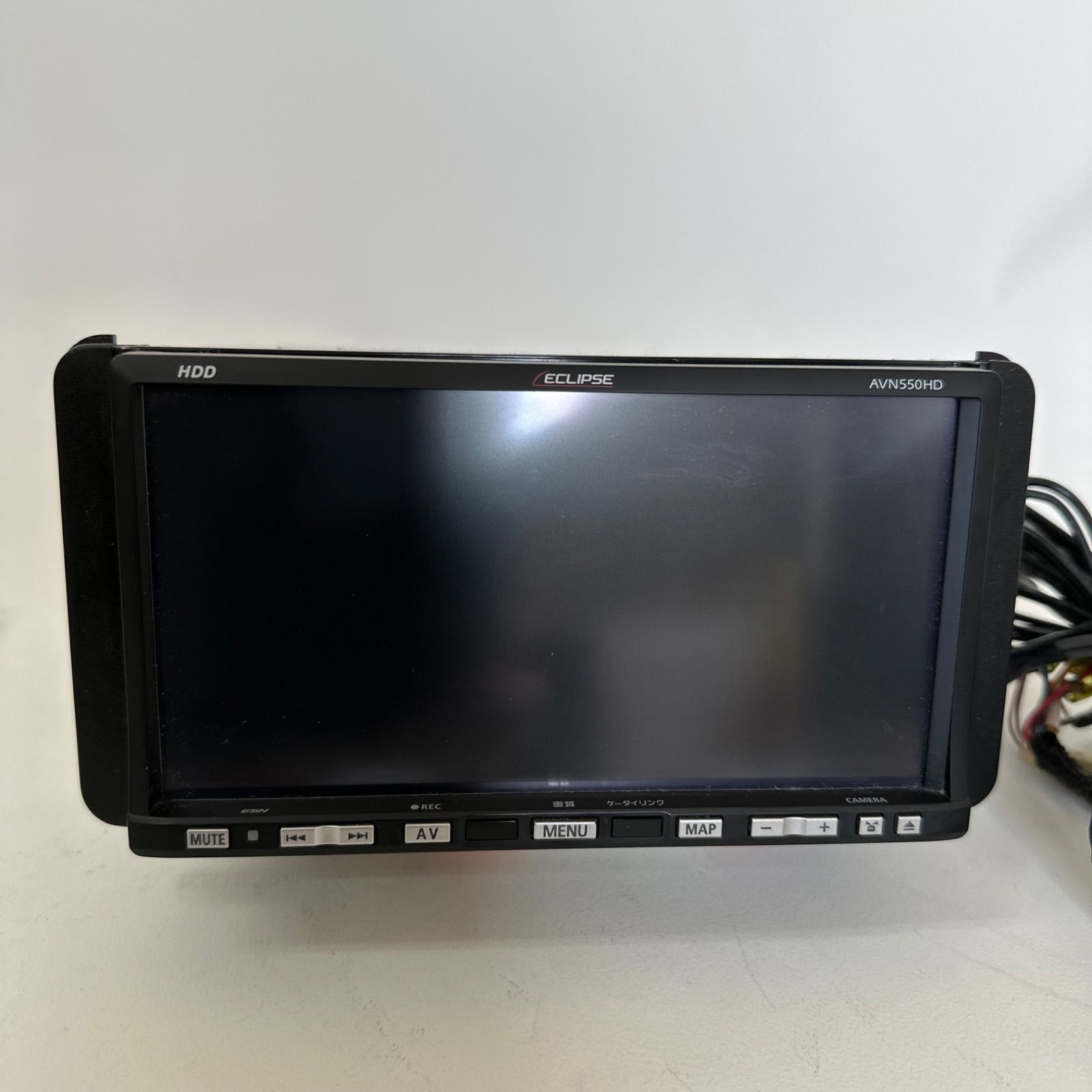 イクリプス HDDナビ AVN550HD ワンセグ 付き。 ☆ECLIPSE イクリプス HDD ナビ AVN550HD ワンセグ内蔵 2DIN 作動確認