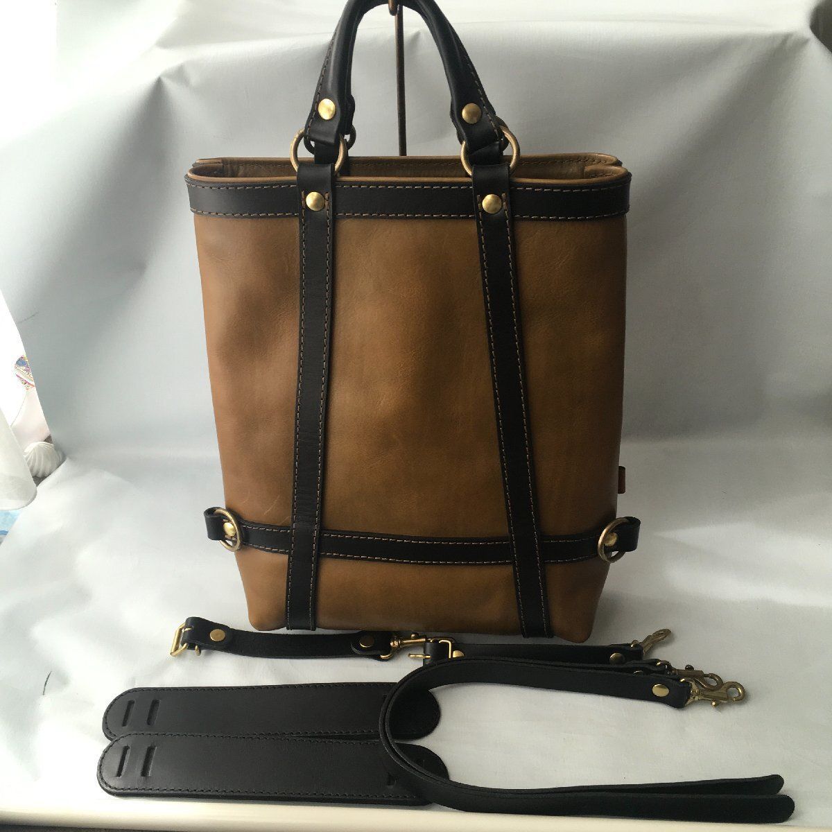 大容量✨ヘルツ ソフトダレス ブリーフケース 3way リュック BJ-68