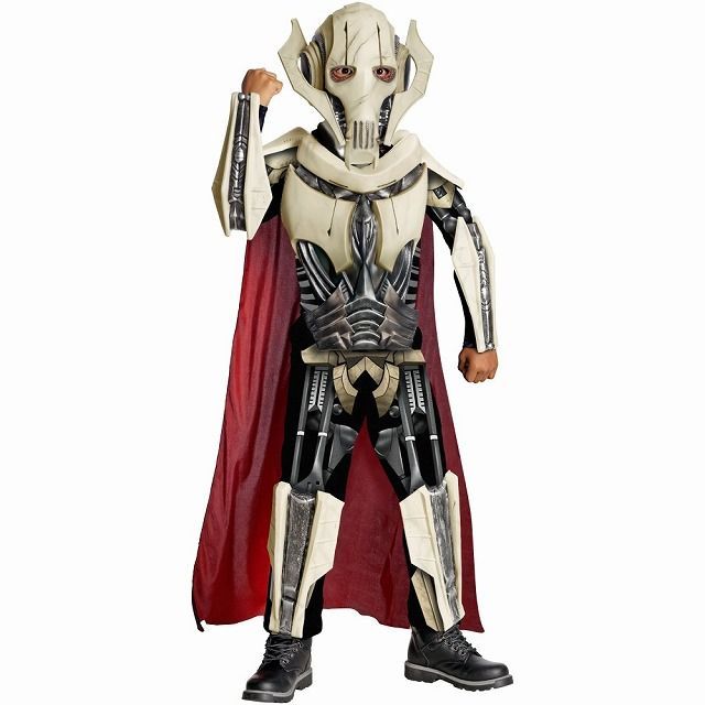 グリーヴァス将軍　スターウォーズ　衣装、コスチューム M　デラックス　子供男性用　General Grievous　コスプレ