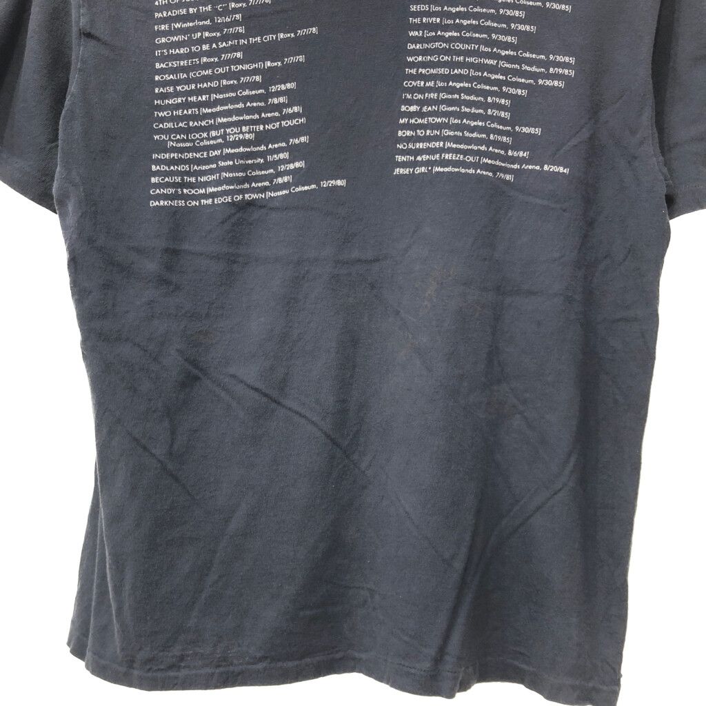 80年代 USA製 Hanes ヘインズ THE LIVE 1975-85 ブルース・スプリングスティーン 半袖Ｔシャツ バンドT (メンズ L)  中古 古着 Q6263 - メルカリ