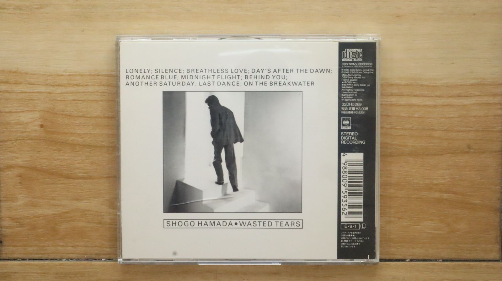 浜田省吾 LP レコード wasted tears 浜田 省吾 / WASTED TEARS（中古レコード） - BORDERLINE RECORDS