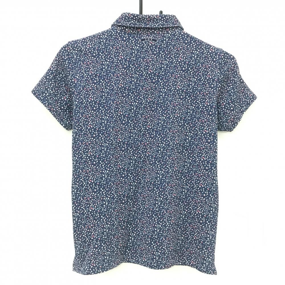 若者に人気のブランド 美品】ゾーイ×LIBERTY ネイビー×レッド×ブルー 半袖ポロシャツ その他