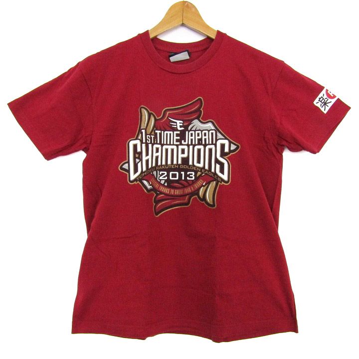 楽天イーグルス 半袖Tシャツ トップス 野球 優勝記念Tシャツ 2013