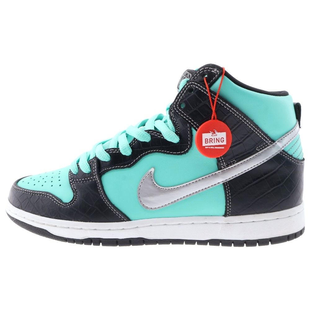 NIKE SB (ナイキエスビー) DUNK HIGH PRM SB DIAMOND SUPPLY 653599-400 ダンク ティファニー ハイカットスニーカー US9.5/27.5cm ブラック/ブルー