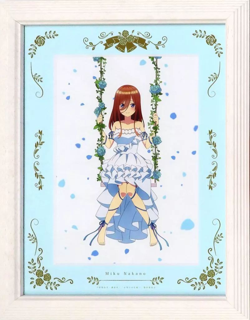 五等分の花嫁 完結記念 中野四葉 複製原画 キャラクターグッズ 五等分