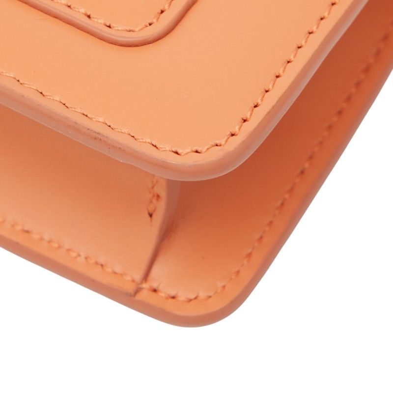 品数豊富！ ブルガリ セルペンティ フォーエバー バッグチャーム ポーチ オレンジ レザー レディース BVLGARI 1-0235992