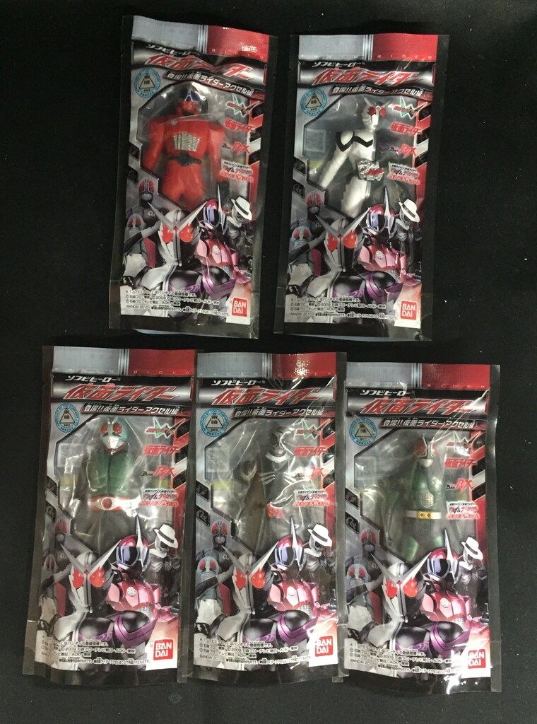 バンダイ 登場!!仮面ライダーアクセル編/ソフビヒーロー 仮面