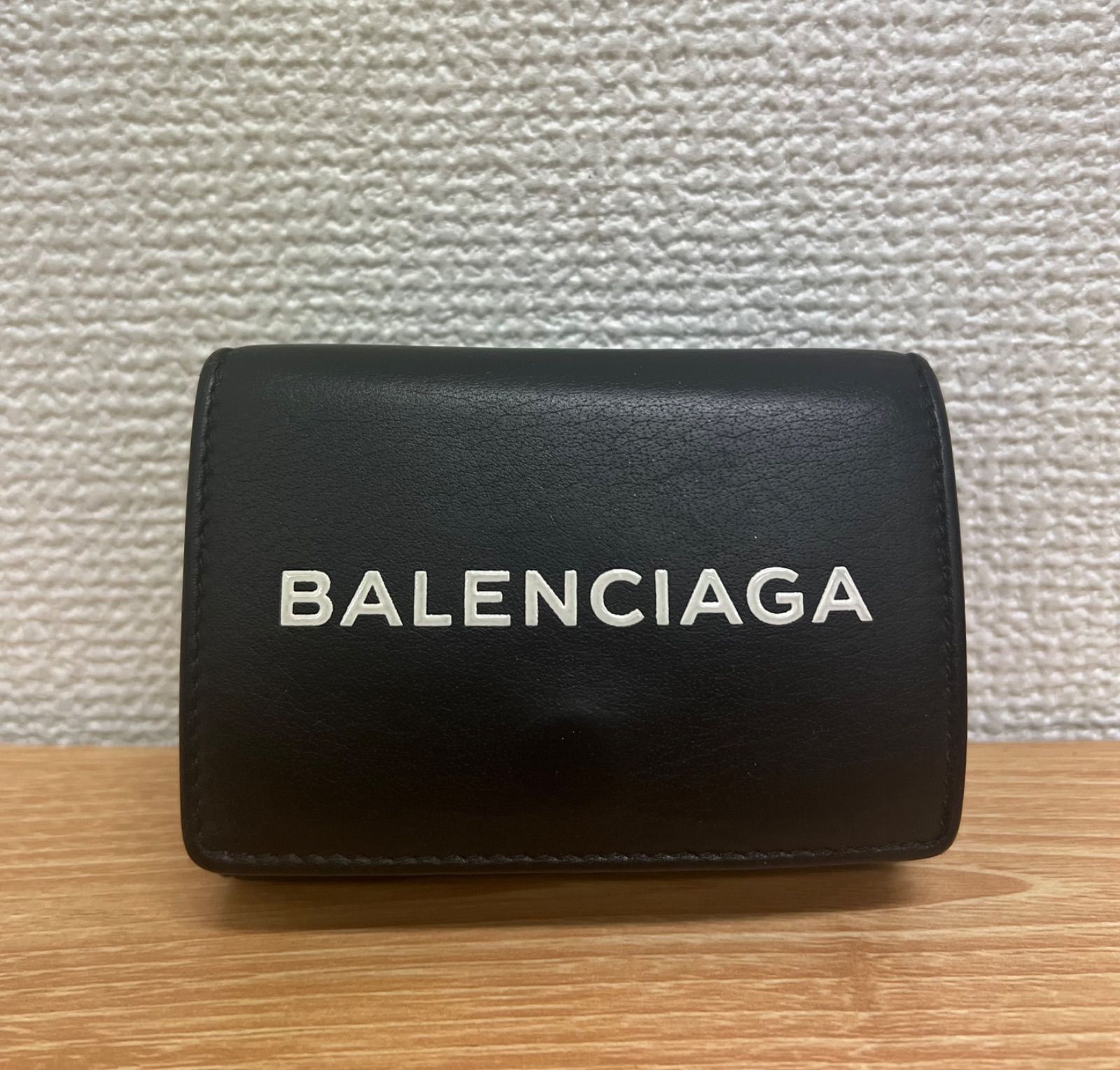 BALENCIAGA バレンシアガ エブリデイ トリフォルド ミニ ウォレット 三つ折り ミニ財布