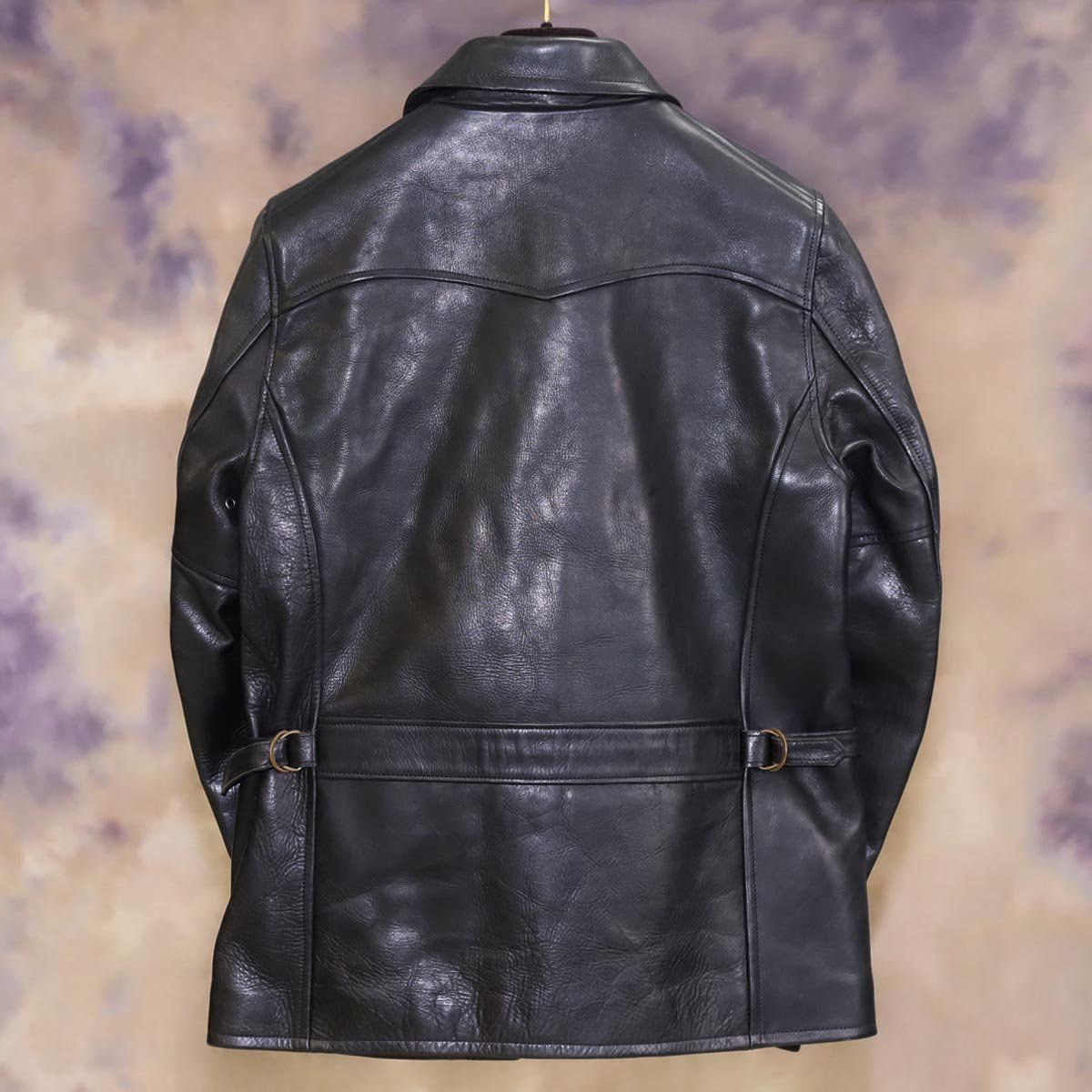 本物 新品同 ギャングスタービル 30'S CAR COAT ブラック メンズ