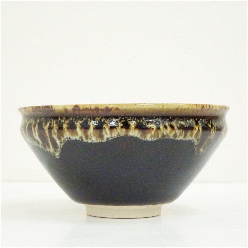 本願寺 天目茶碗（銘：飛雲）（共箱） 茶道 抹茶 おしゃれ 抹茶茶碗