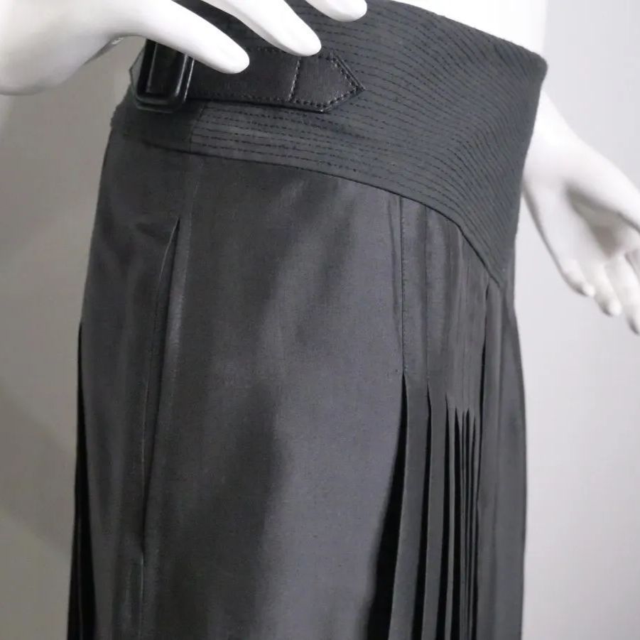 【お買い得】 ◎正規品 Hermès エルメス フランス製 プリーツスカート 投資価値のある
