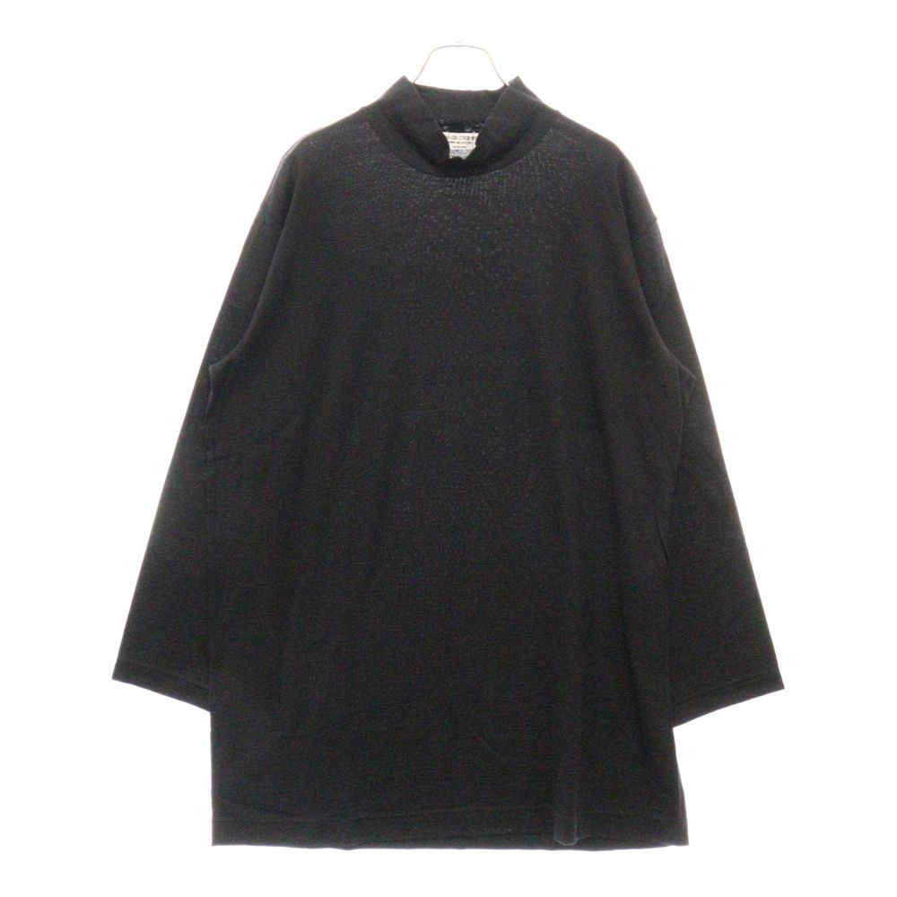 robe de chambre COMME des GARCONS (ローブドシャンブル コムデギャルソン) 90s AD1993 ウール  モックネック 長袖 カットソー Tシャツ レディース ブラック RT‐040060 - メルカリ