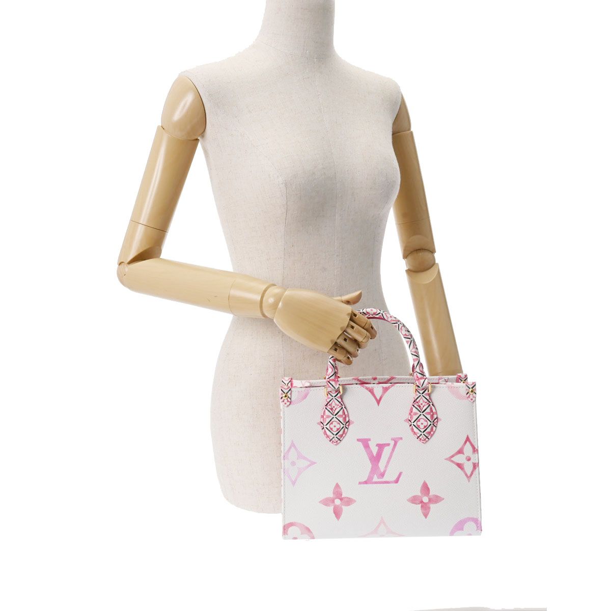 未使用 ルイヴィトン モノグラム オンザゴー PM LV バイザプール 