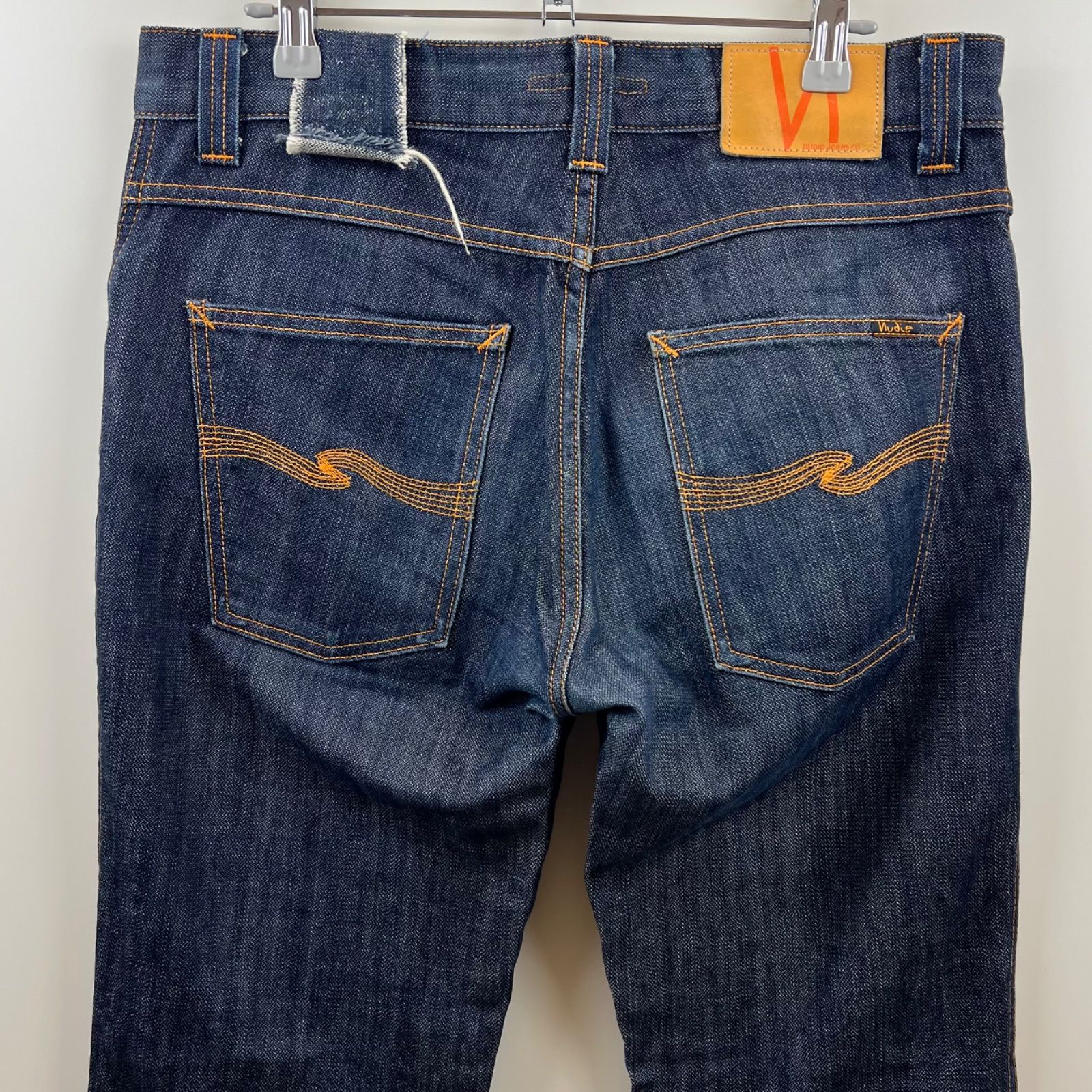 【美品】Nudie Jeans SLIM JIM W32 濃紺デニム イタリア製 Nudie Jeans Slim Jim denim pants w32 ITALY ヌーディー