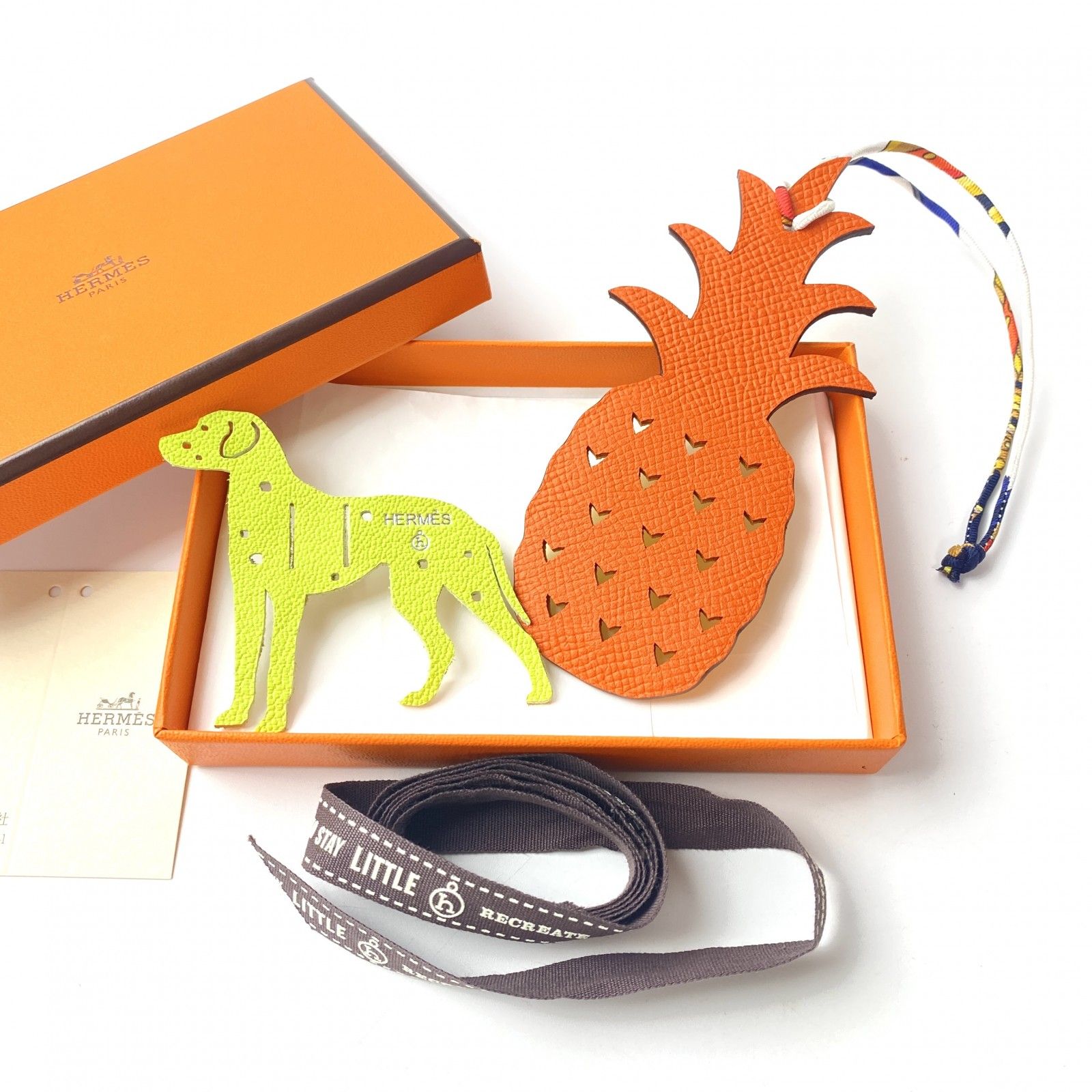 エルメス プティアッシュ パイナップル 新品 エルメス HERMES プティアッシュ パイナップル チャーム