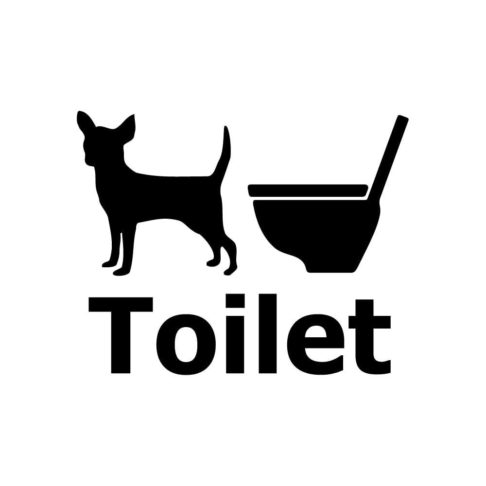 人気商品 窓 壁紙 シール インテリア チワワ ウォールステッカー シルエット トイレ 犬 k-272 かわいい ＳＴＯＲＥ ＫＡＩＭＩＲＵ