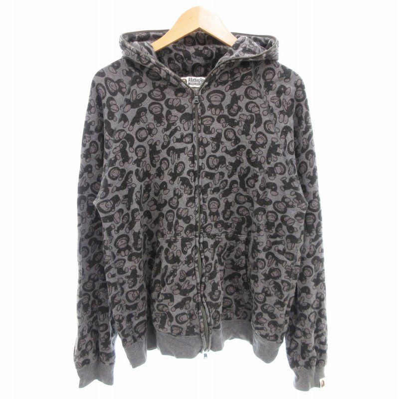 アベイシングエイプ A BATHING APE BABY MILO スウェット パーカー 