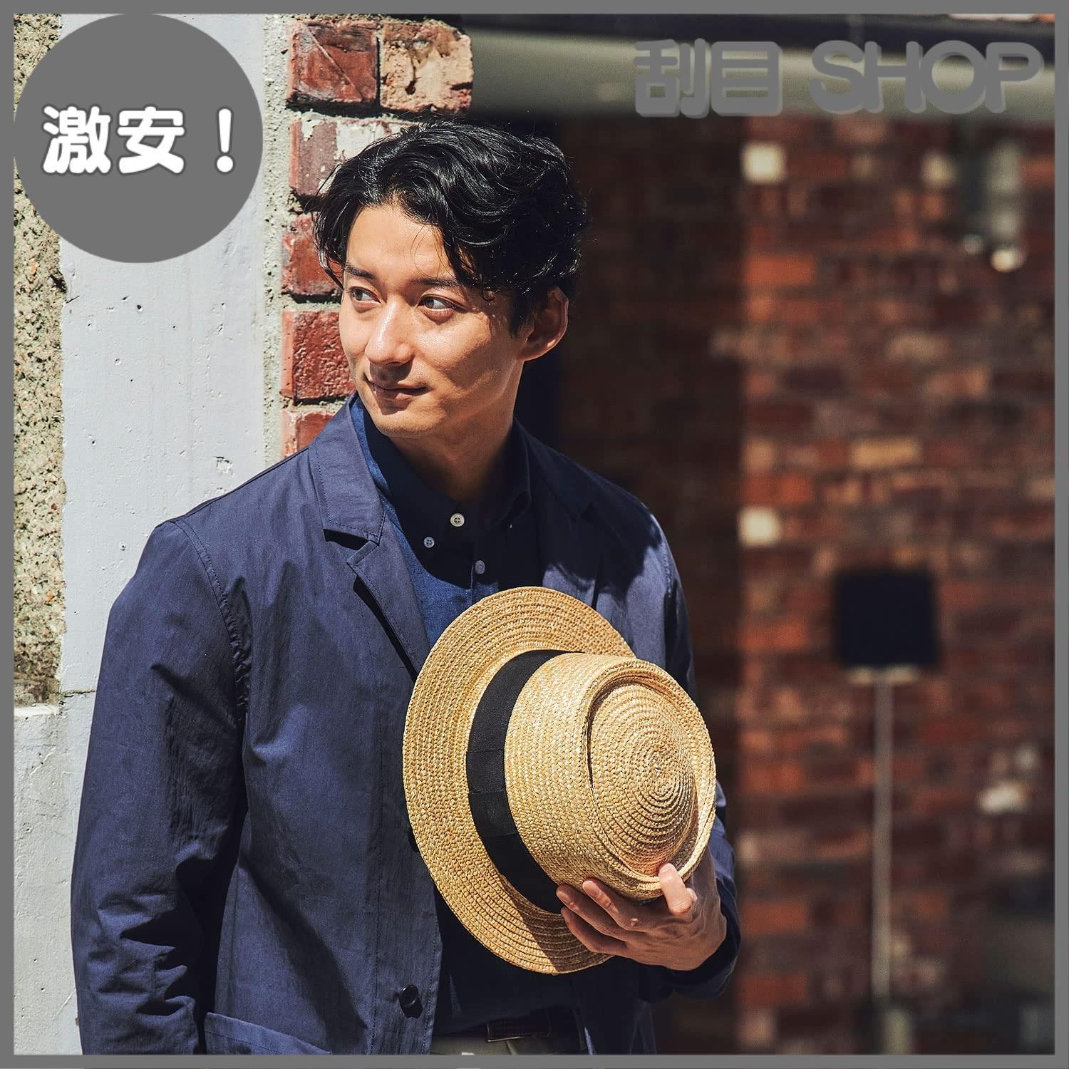 メンズ 麦わら帽子