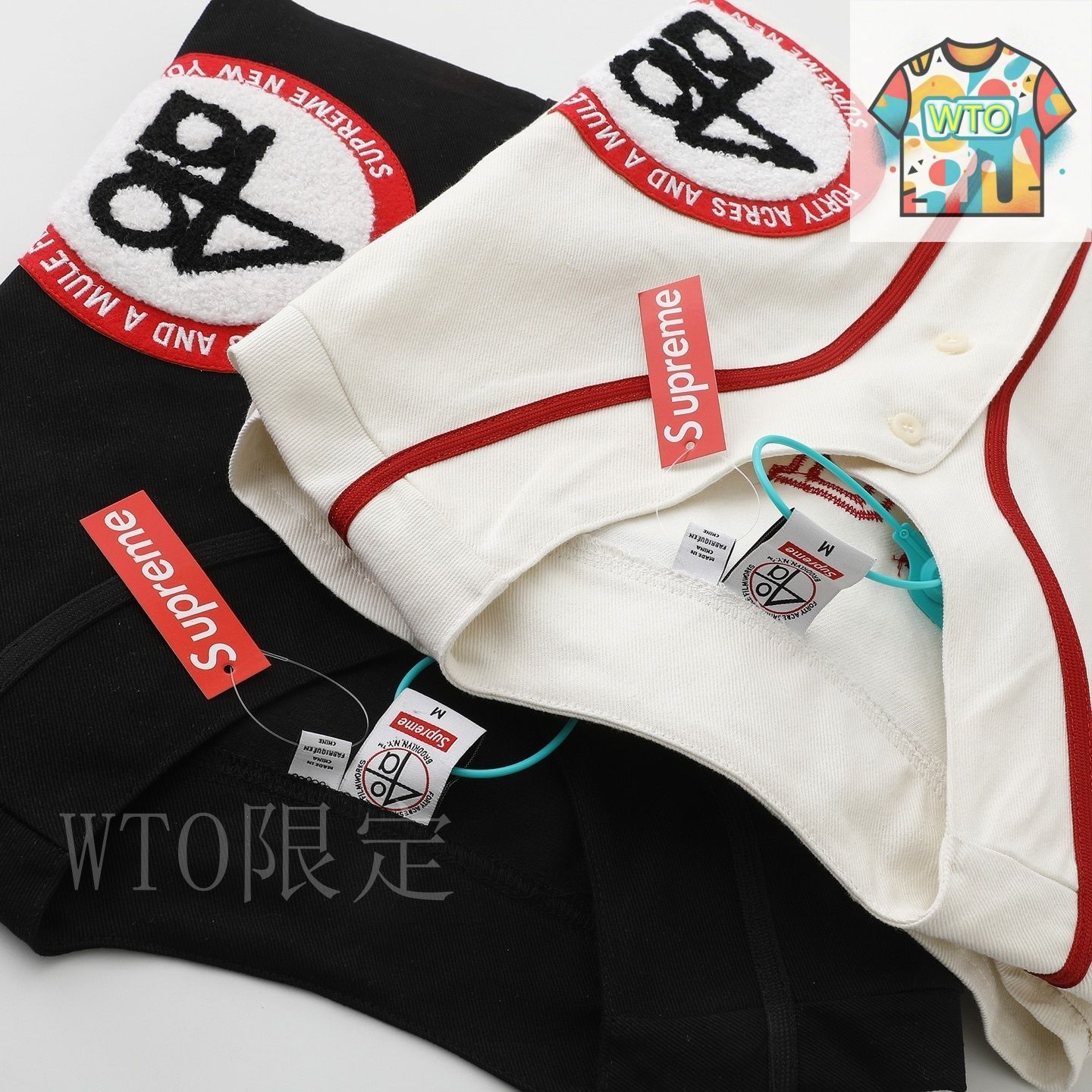 今日特価】Supreme x 40 Acres Twill Baseball Jersey - メルカリ