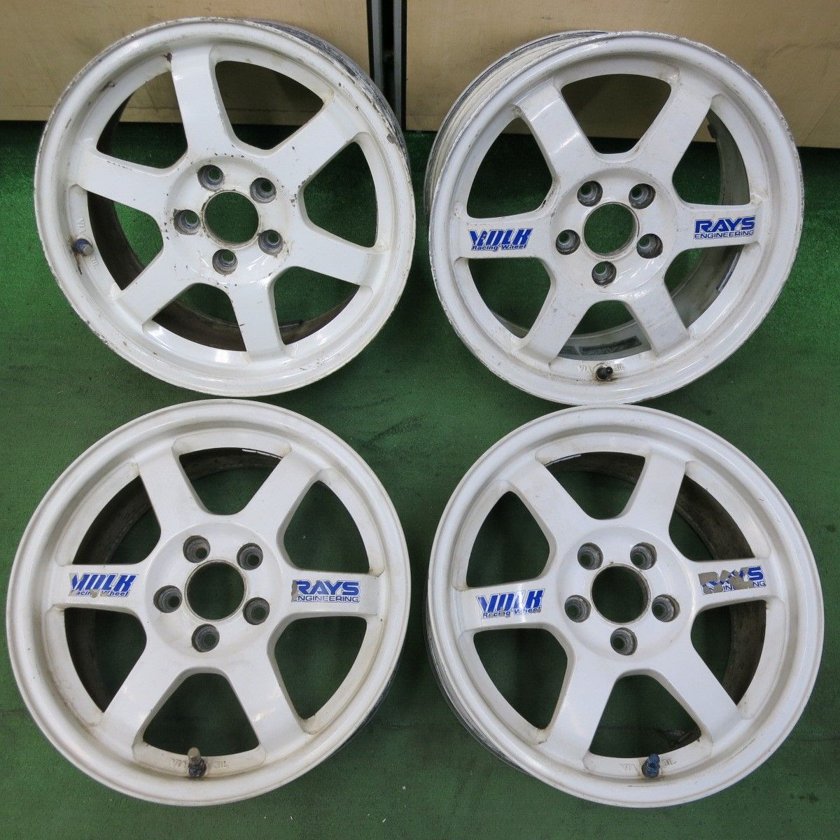 [送料無料] 4本価格RAYS VOLK RACING VR TE37 TE37C レイズ ボルクレーシング ホイール 15インチ 15×7.5JJ PCD100/5H5021003SYホ