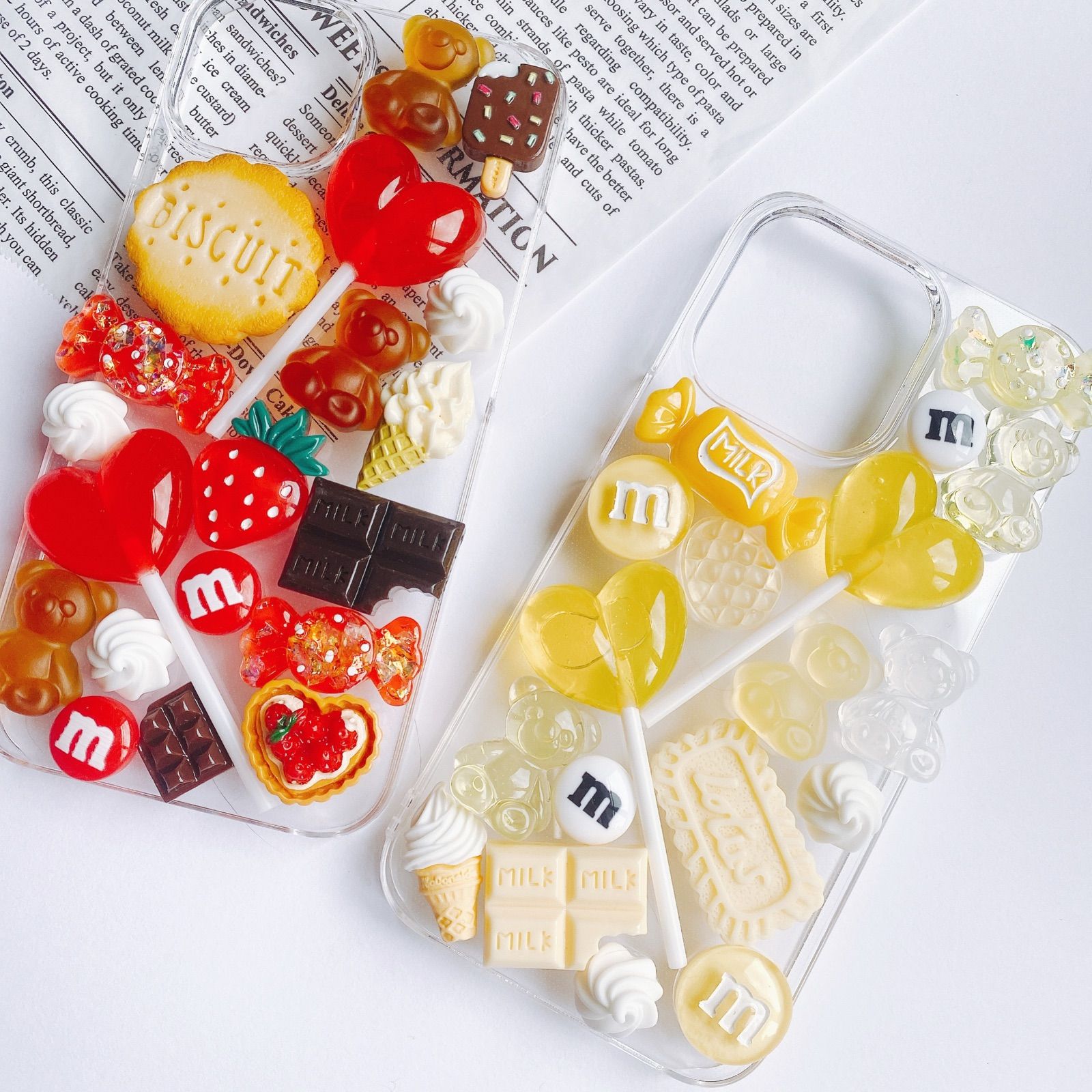 フェイクスイーツ iPhone ケース スマホ お菓子 レジン 食品サンプル