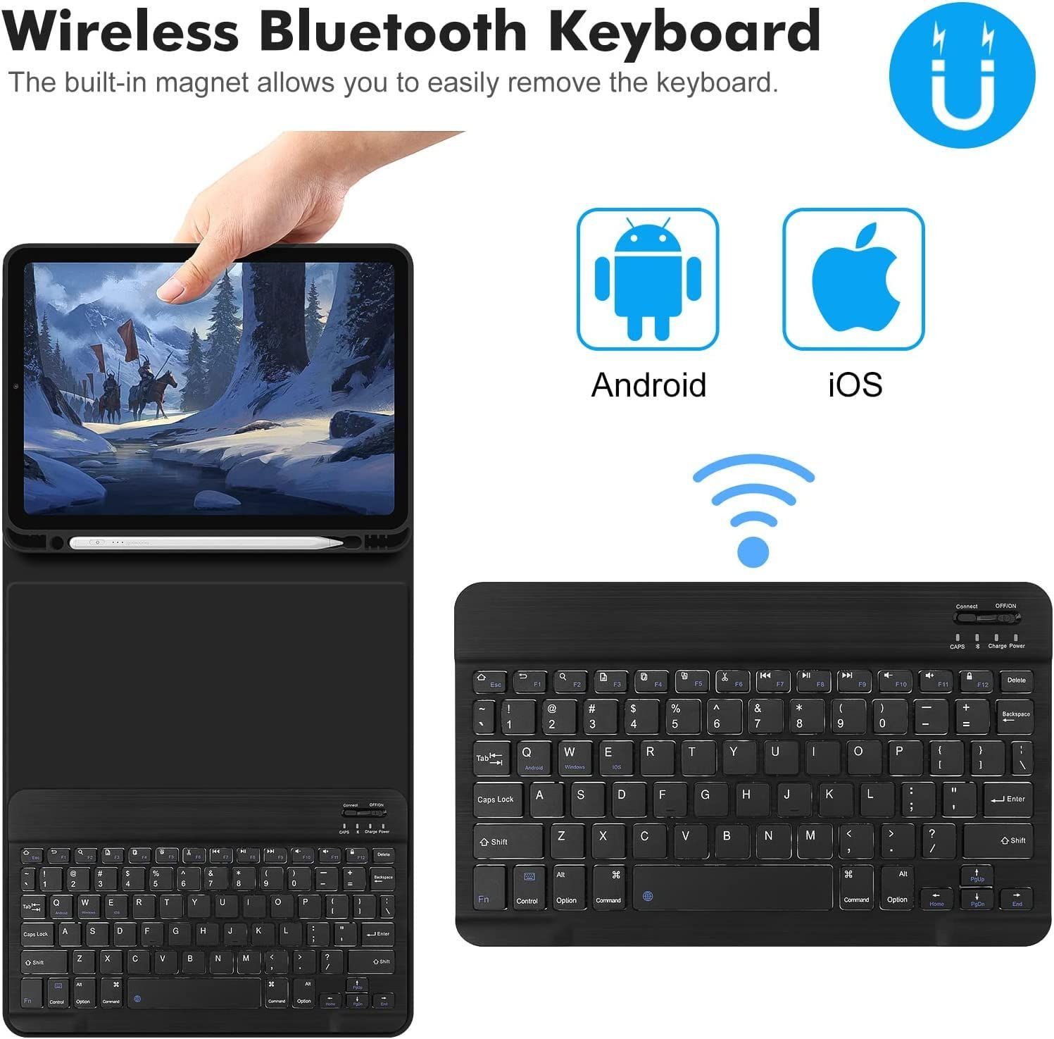 数量限定】Air 5/Air 5/Air Air 4 (iPad ケース，スタンド機能付き全面