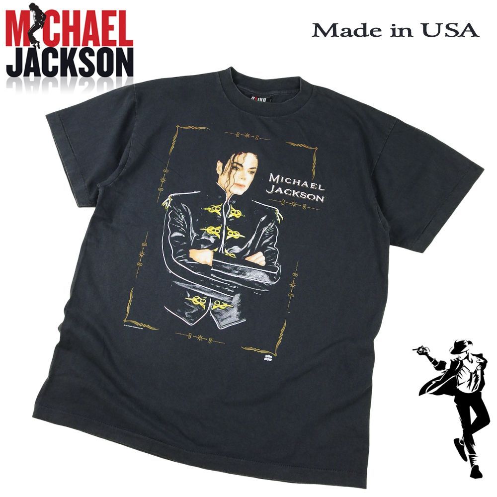 ☆希少☆マイケルジャクソン/Michael Jackson1984ツアーTシャツ 激レア】マイケル・ジャクソン ツアーTシャツ - メルカリ