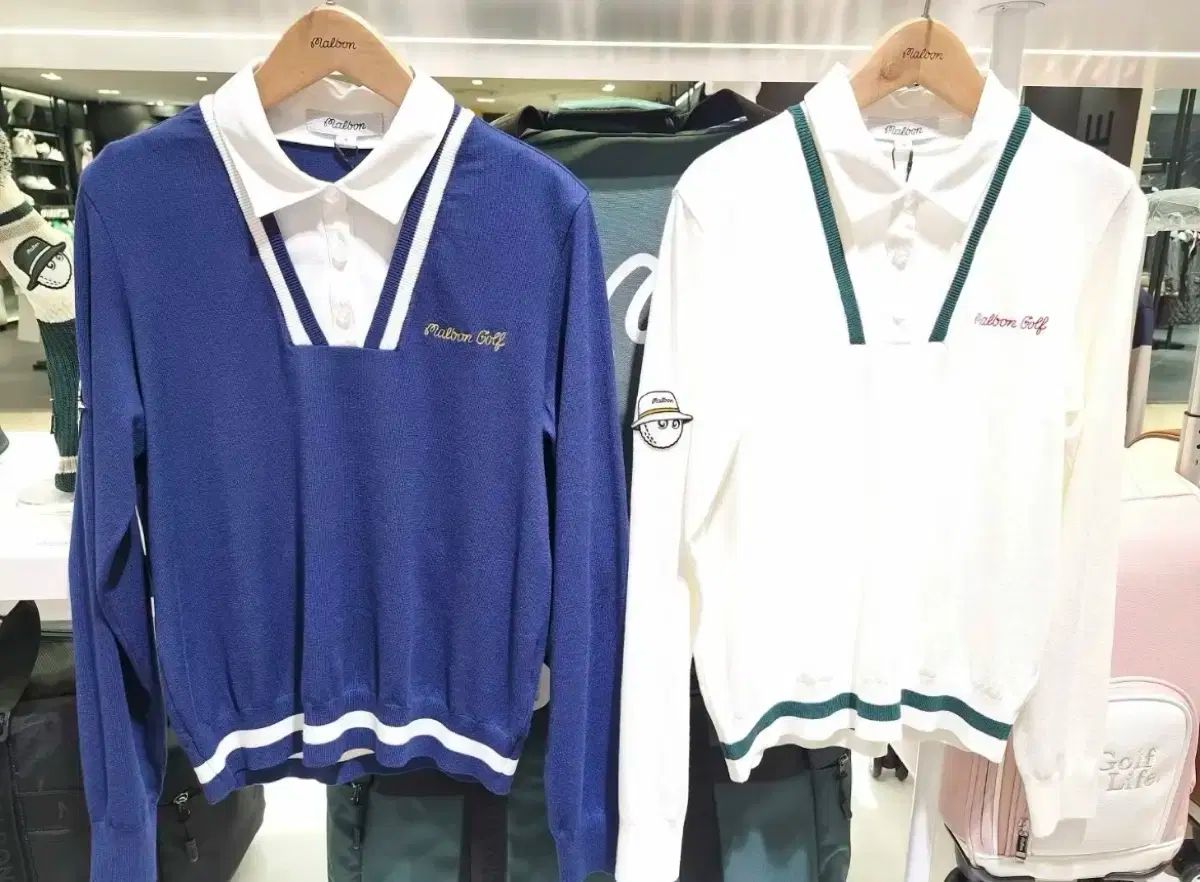 マルボンゴルフ レディースニット長袖Tシャツ