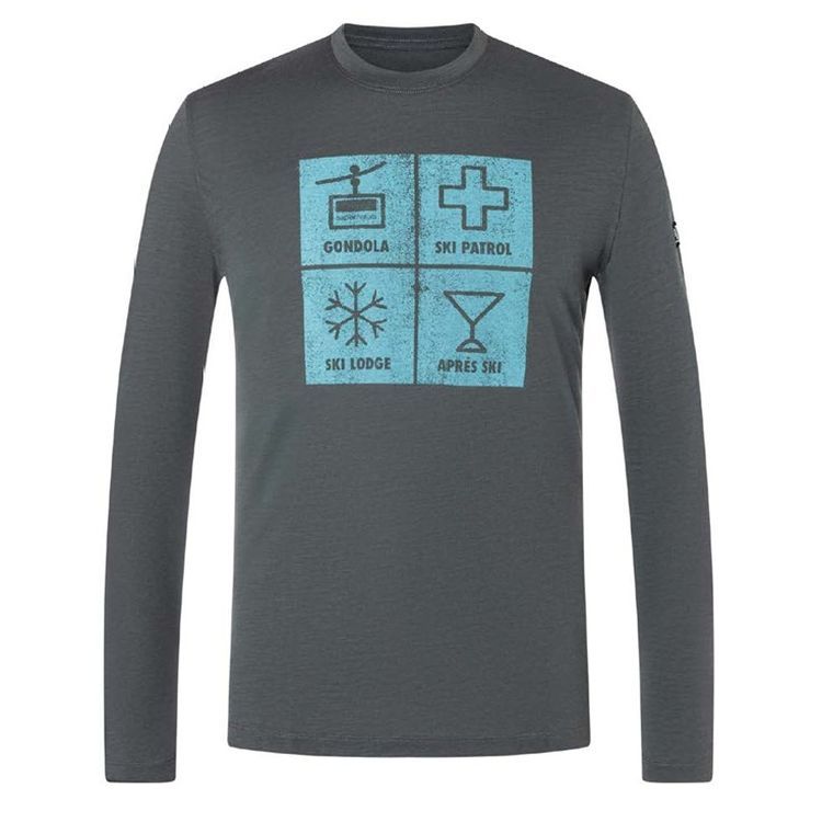 25秋冬 エスエヌ スーパーナチュラル sn super.natural メンズ スイスロッジ ロングスリーブ snmp02077 トップス ロンT メリノウール ヨガ ピラティス フィットネス