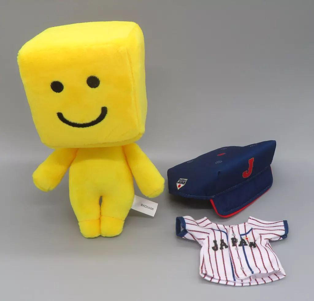 中古】ぬいぐるみ 調子くん ぬいぐるみ＆侍ジャパンユニフォームセット