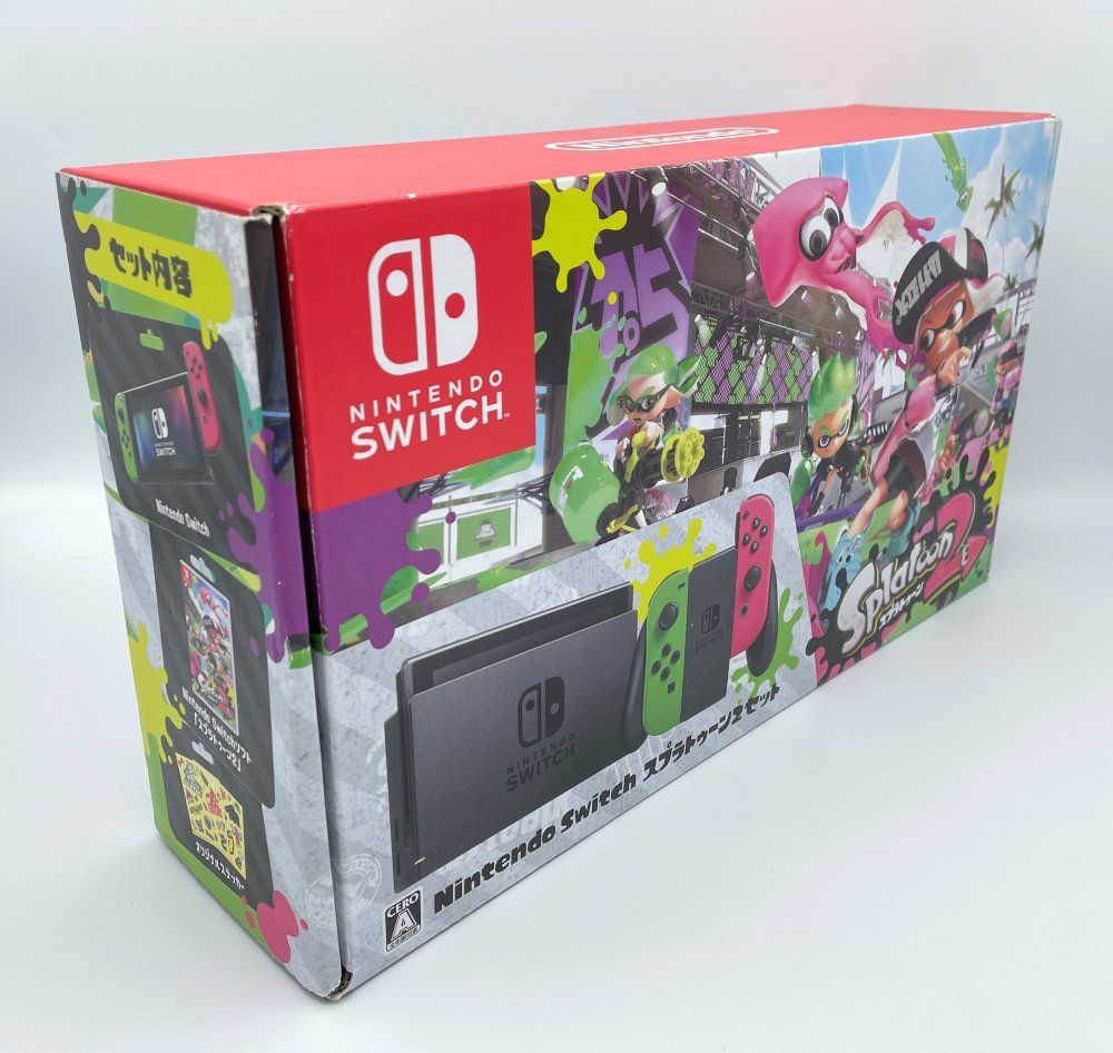 【中古】Nintendo Switch スプラトゥーン2セット　ソフト無し 中古 任天堂SWITCHスプラトゥーン2セット 中古】Nintendo Switch