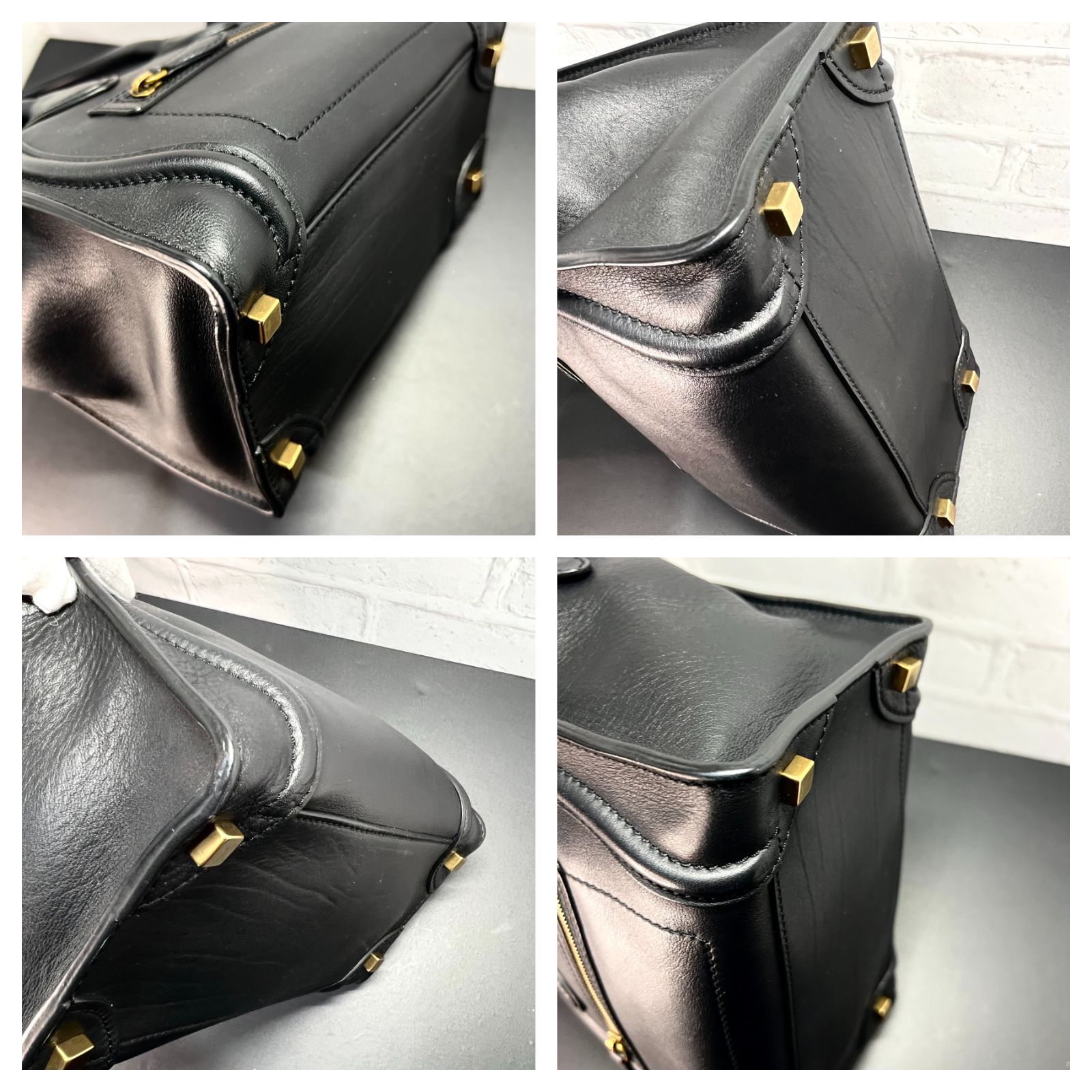 CELINE／セリーヌ ラゲージ マイクロショッパー ハンドバッグ - メルカリ