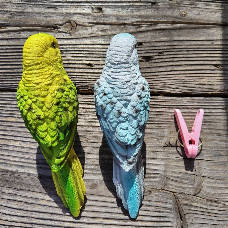 ガーデニング雑貨 ガーデンオブジェ 鳥の置物 インテリア雑貨 セキセイ