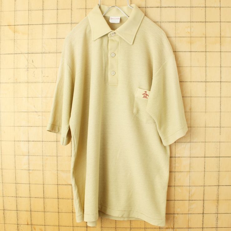 70s 80s USA製 Grand Slam MUNSINGWEAR ポロシャツ メンズL イエロー 半袖 アメリカ古着 050824ss140 -  メルカリ