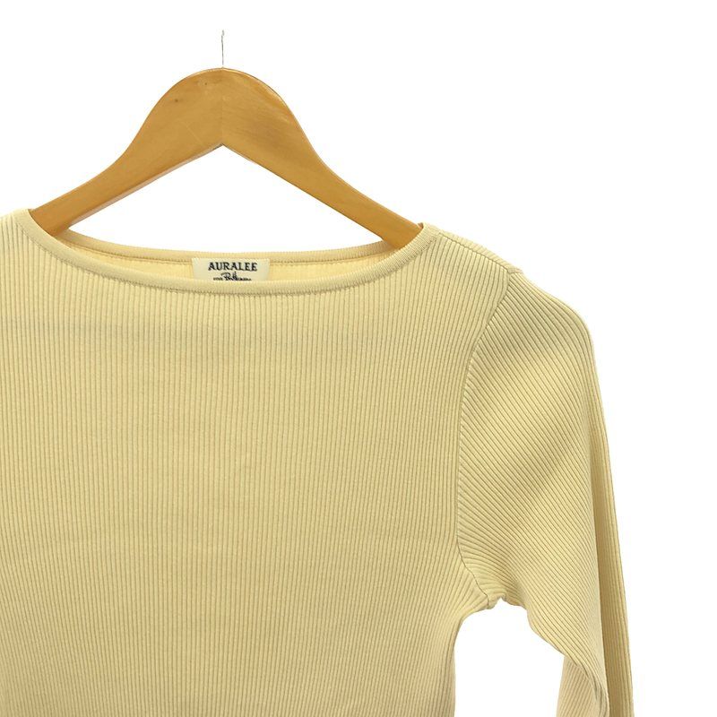 auralee ファッション 【AURALEE 】2020ss Giza Boat Neck Pullover 