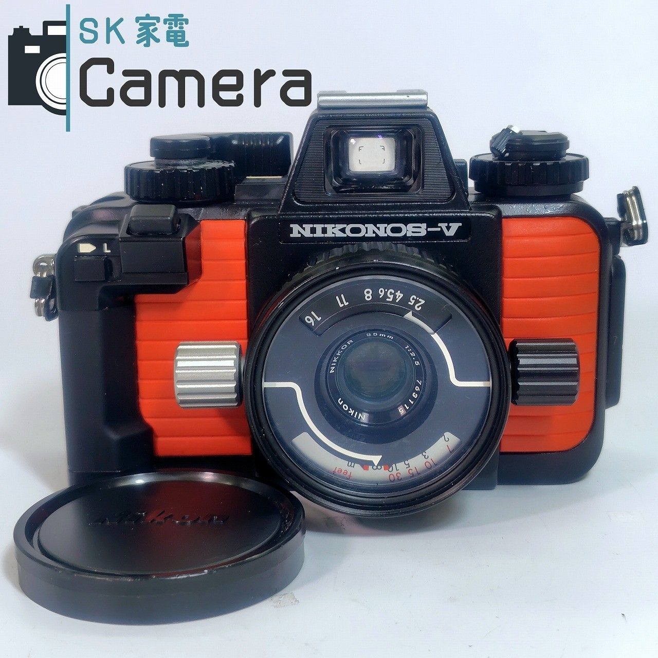 NIKONOS V Orange+SEA&SEA ニコン ニコノス 水中カメラ Nikon NIKONOS V + NIKKOR 35mm F2.5 ニコノス 水中カメラ