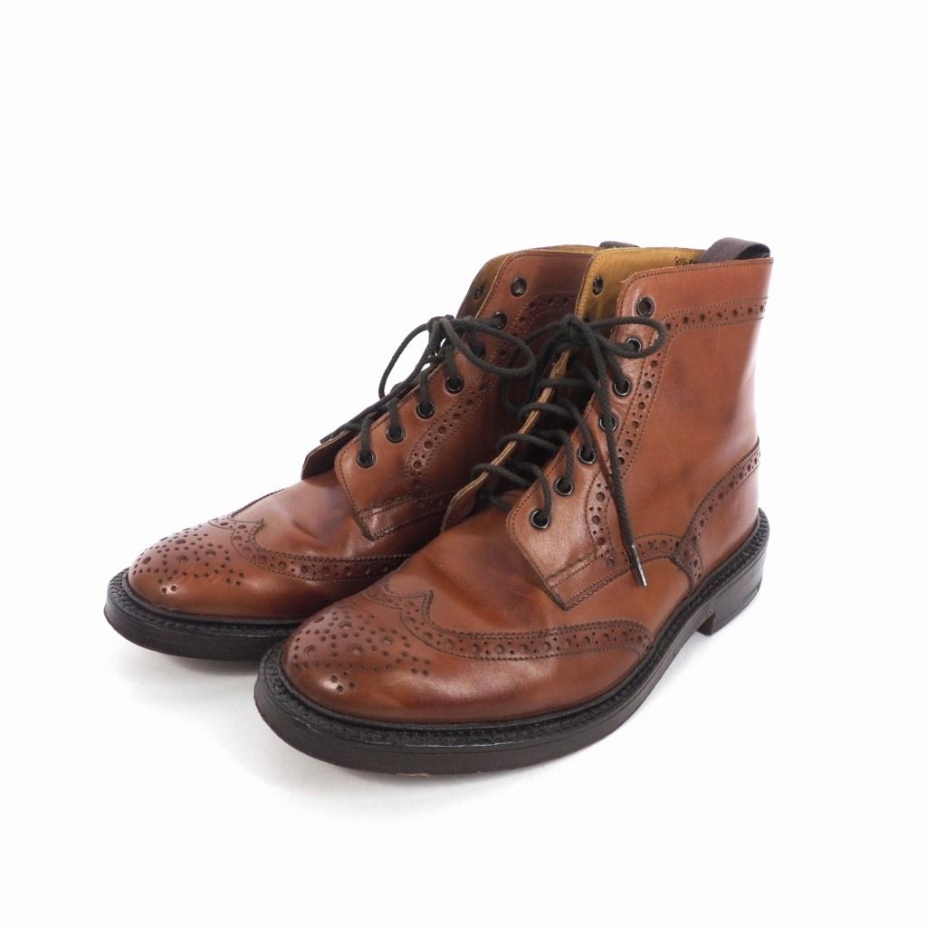 トリッカーズ TRICKER´S STOW ウィングチップ カントリーブーツ 