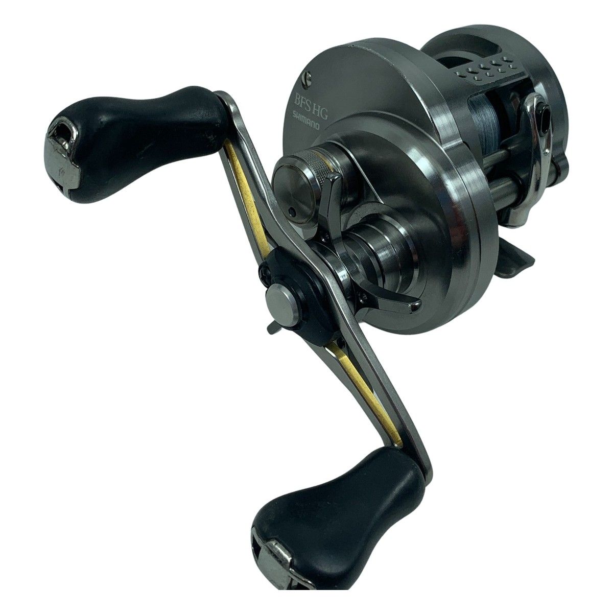 ττSHIMANO シマノ ベイトリール キズ有 17カルカッタコンクエストBFS HG-R 03675