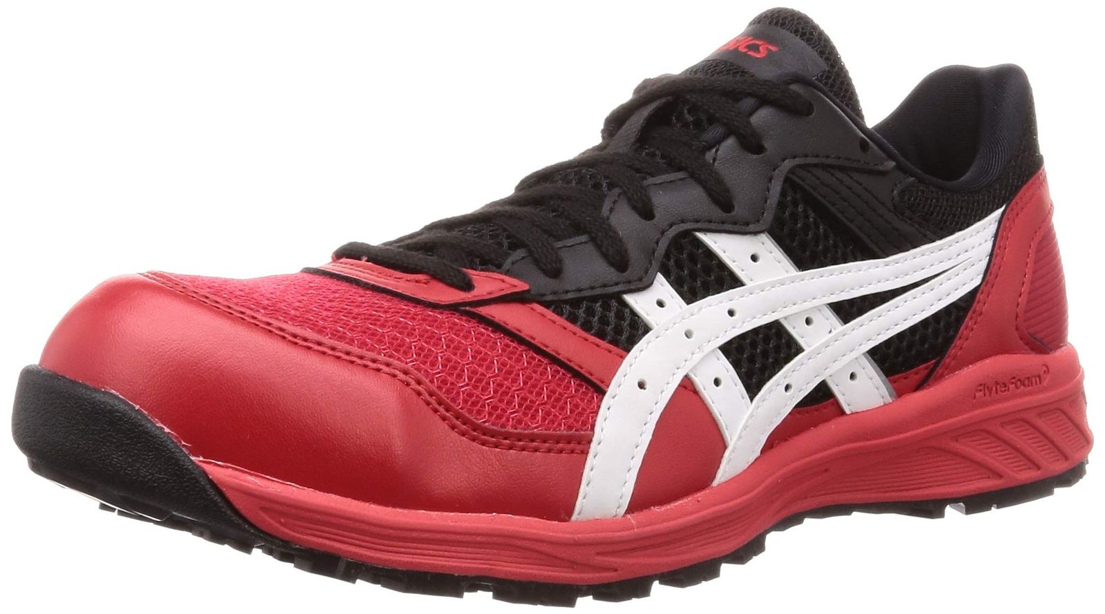 asics working アシックスワーキング 安全靴|作業靴 ウィンジョブ CP210 JSAA A種先芯 耐滑ソール fuzeGEL搭載 ユニセックス大人 クラシックレッド|ホワイト 23.5 cm 2E