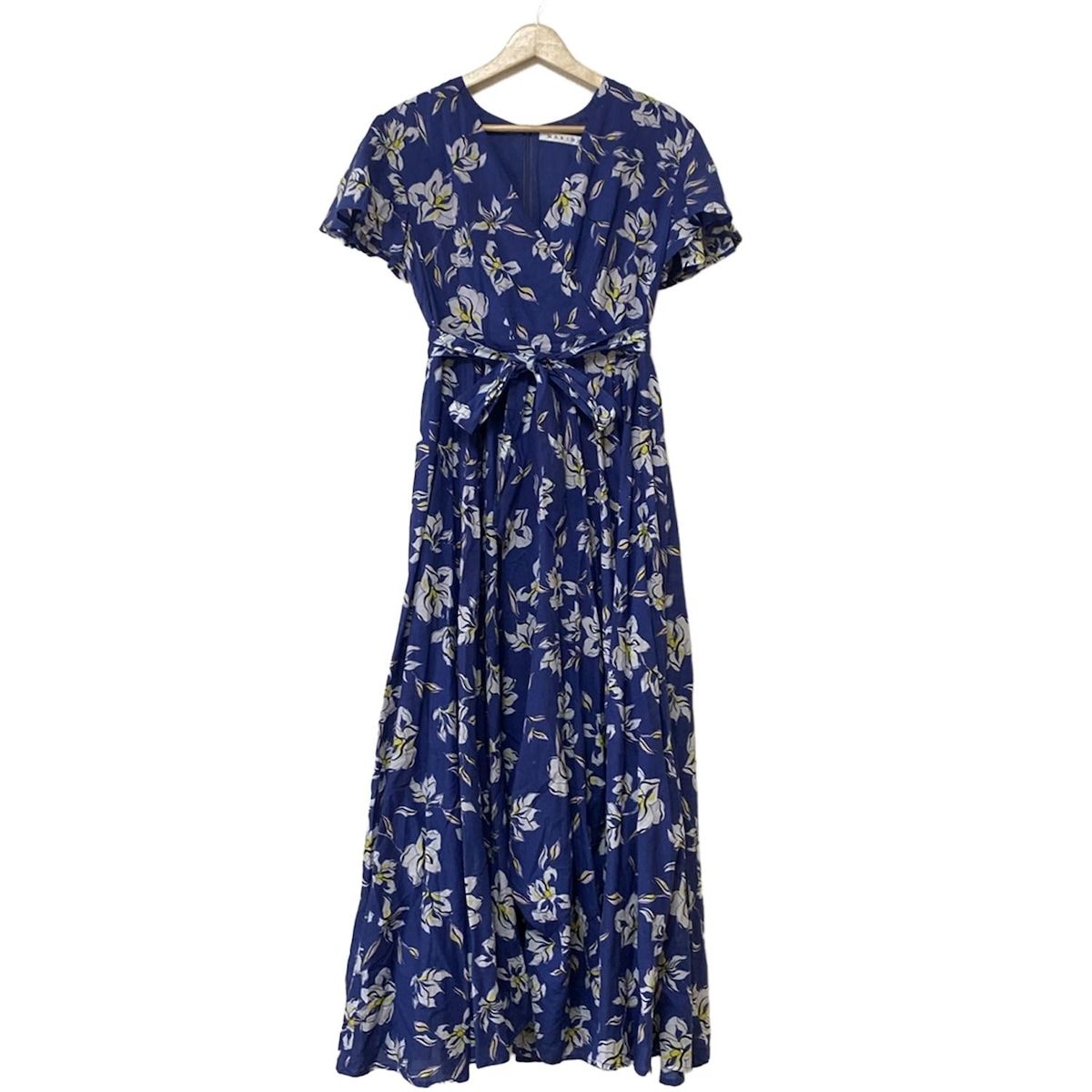 マリハ ワンピース ドレス 36 水色 まめもち様✨ マリハ ロング