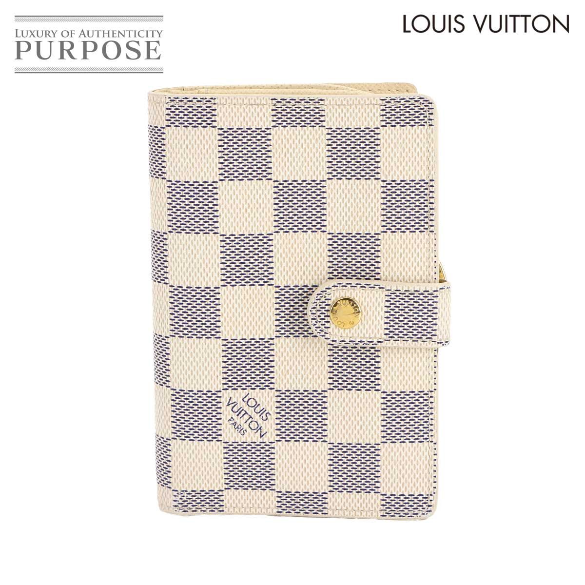 美品 LOUIS VUITTON ダミエアズール ポルトフォイユ ヴィエノワ LOUIS VUITTON - 【レア美品】ルイヴィトン ダミエ アズール