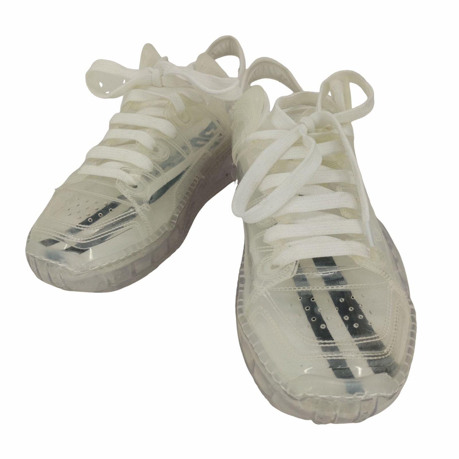 ジーシーディーエス GCDS イタリア製 CLEAR SNEAKER クリア ローカット スニーカー メンズ JPN：28 