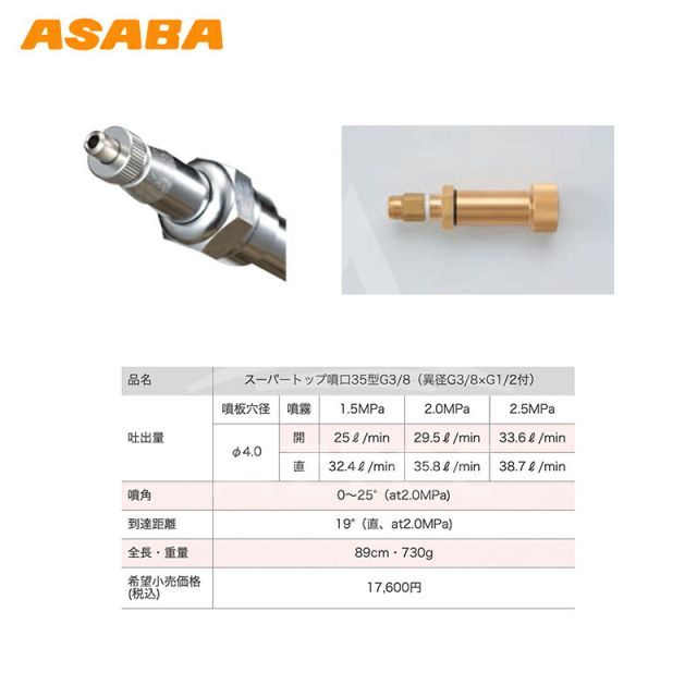 スーパートップ噴口35型 G3|8