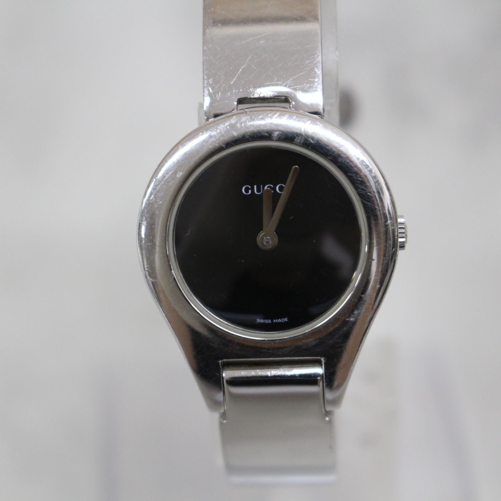 GUCCI グッチ腕時計6700Lシルバー☆電池交換済☆