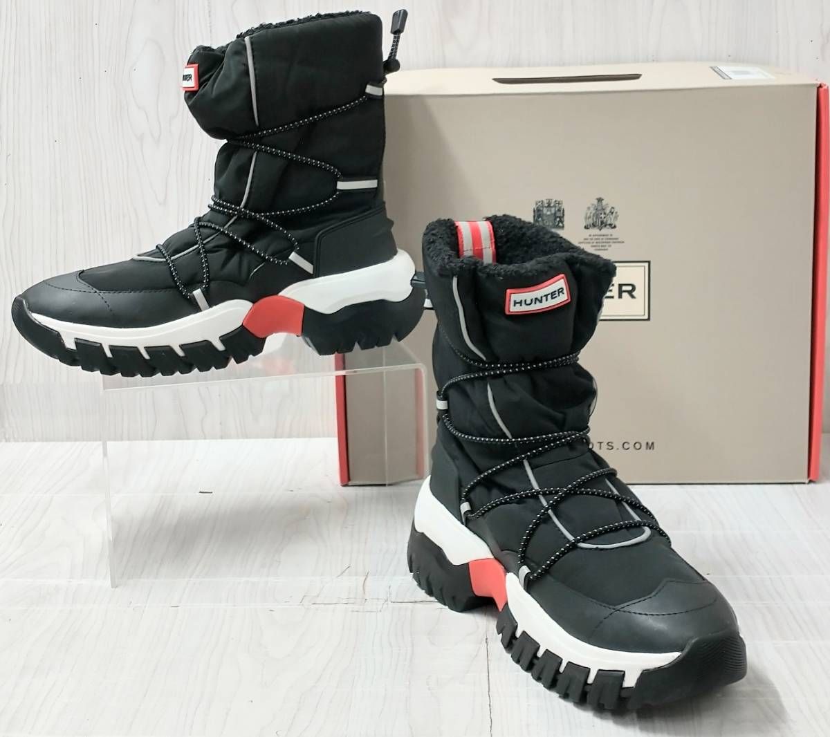 HUNTER スノーブーツ ブラック UK5/US7/EU38 Hunter Boots - ハンターブーツ公式オンラインストア HUNTER スノー